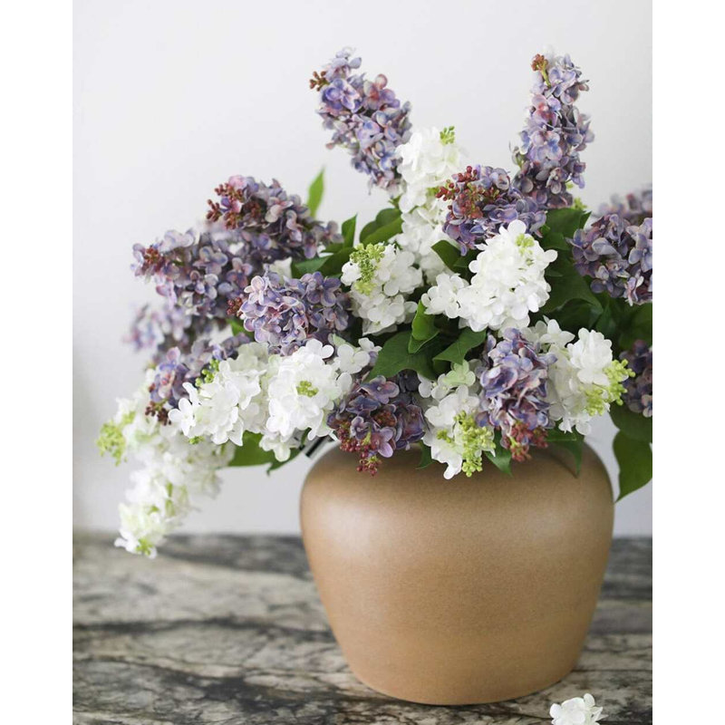 Artificial White Lilac 22.5", Purple