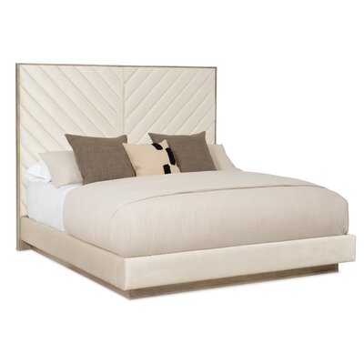 Meet U In The Middle Upholstered Platform Bed -  Caracole Classic, CLA-019-105