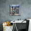 Toile épique Graffiti «Tuscany Hillside 1» par Allayn Stevens, 18 po x 18 po-150346944