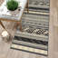 Tapis gris Saulsbury Southwestern Kilim-212297726