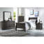 Table de chevet 2 tiroirs gris foncé