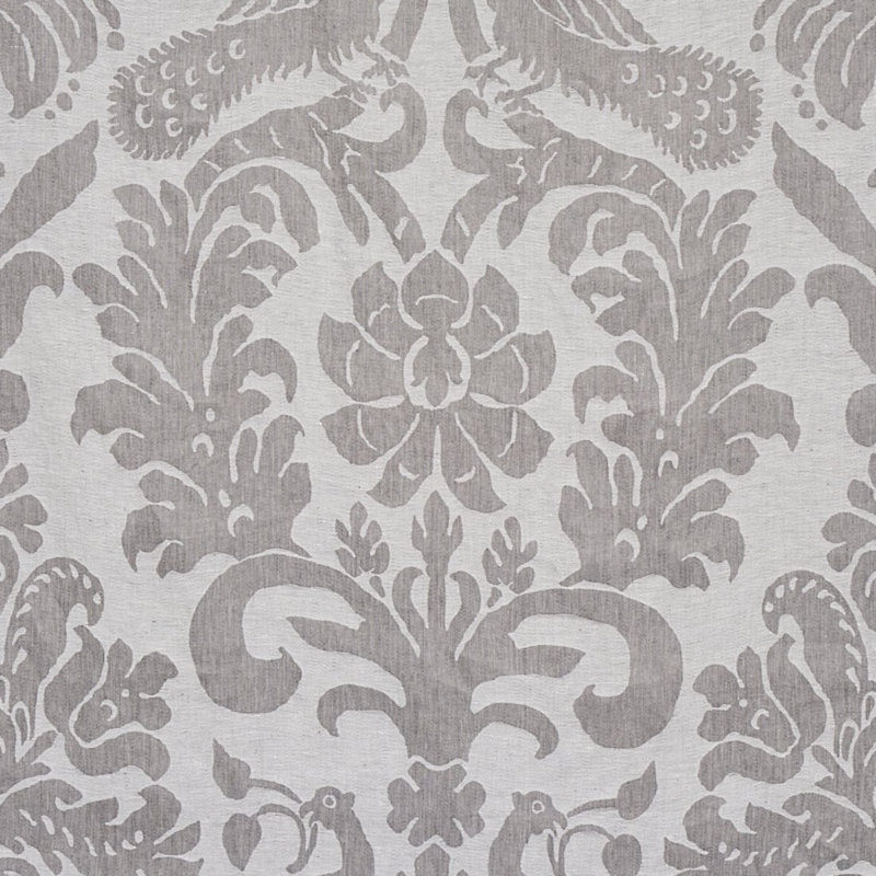 Tissu damassé Anna, gris