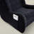 Graysen Velvet Bean Bag Chair with Armrests & Side Pocket-114726622