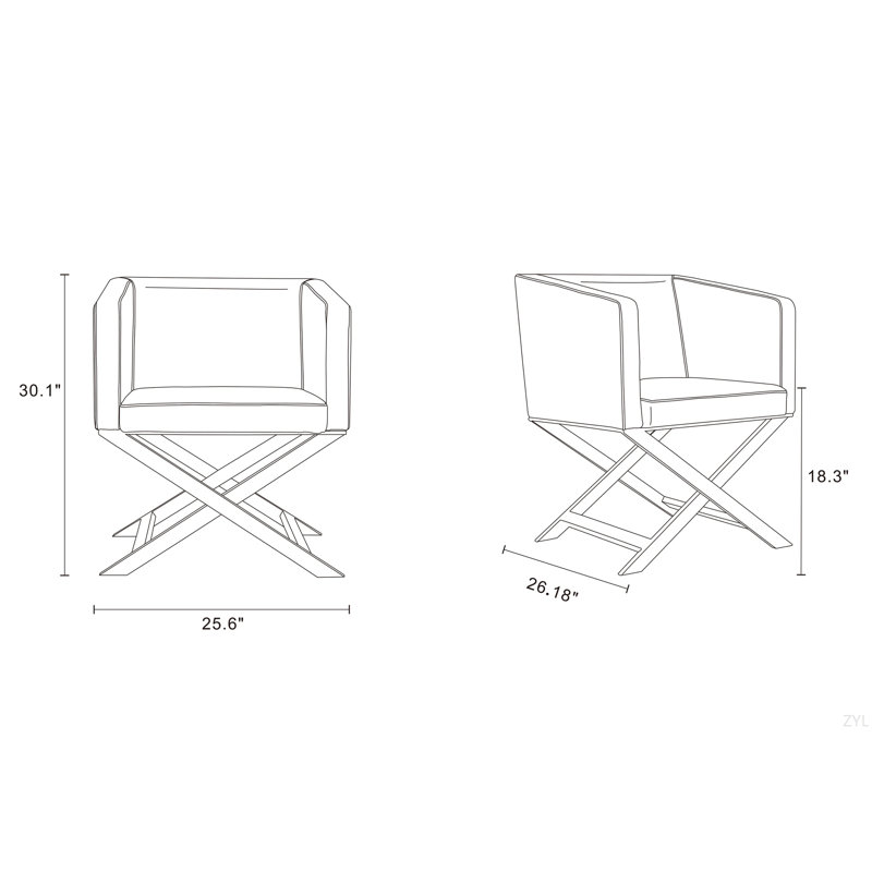 Fauteuil Hollywood, Orange