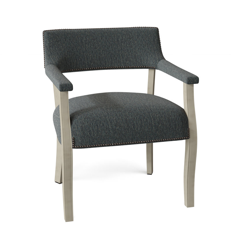 Fauteuil Thayer, 9508 polypropylène / oléfine Oasis, Noyer, Bronze vieilli