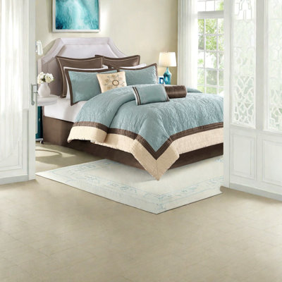 Luxurious Charmeuse King Bedding Set, Polyester, Traditional Style, Home