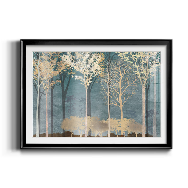 Into the Woods - Cadre photo, reproduction d'art sur papier, H 26,5 po x l 36,5 po x P 1,5 po, Noir