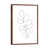 Classic Brown Wood Framed