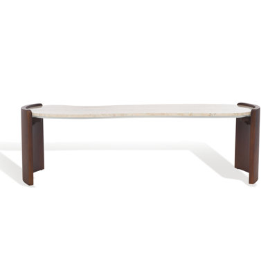 Sheyenne Travertine Top Coffee Table