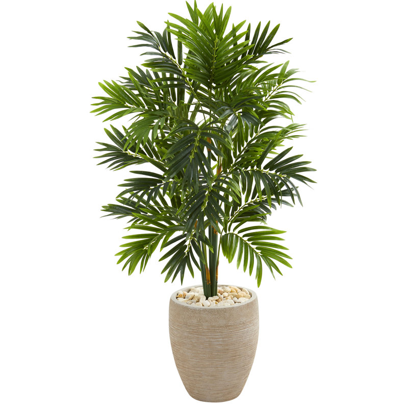 Palmier artificiel en pot Roni, Sable, H 48 po x l 26 po x P 26 po