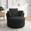 Fauteuil pivotant rembourré avec coussins Niama-1314277823