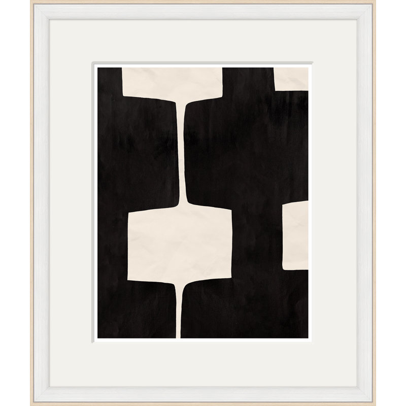 Black And White Abstract 3 II Print by Paule Marrot
