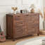 Armoire d'appoint en bois manufacturé brun massif