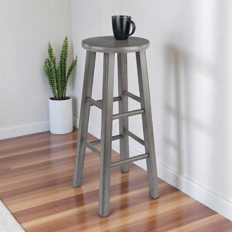 Pearisburg Rustic Bar Stool, Gray
