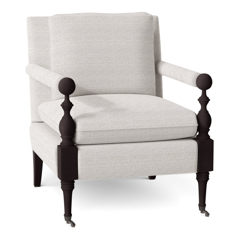 Fauteuil Leslie, Espresso, Perigold brise-glace White Sands