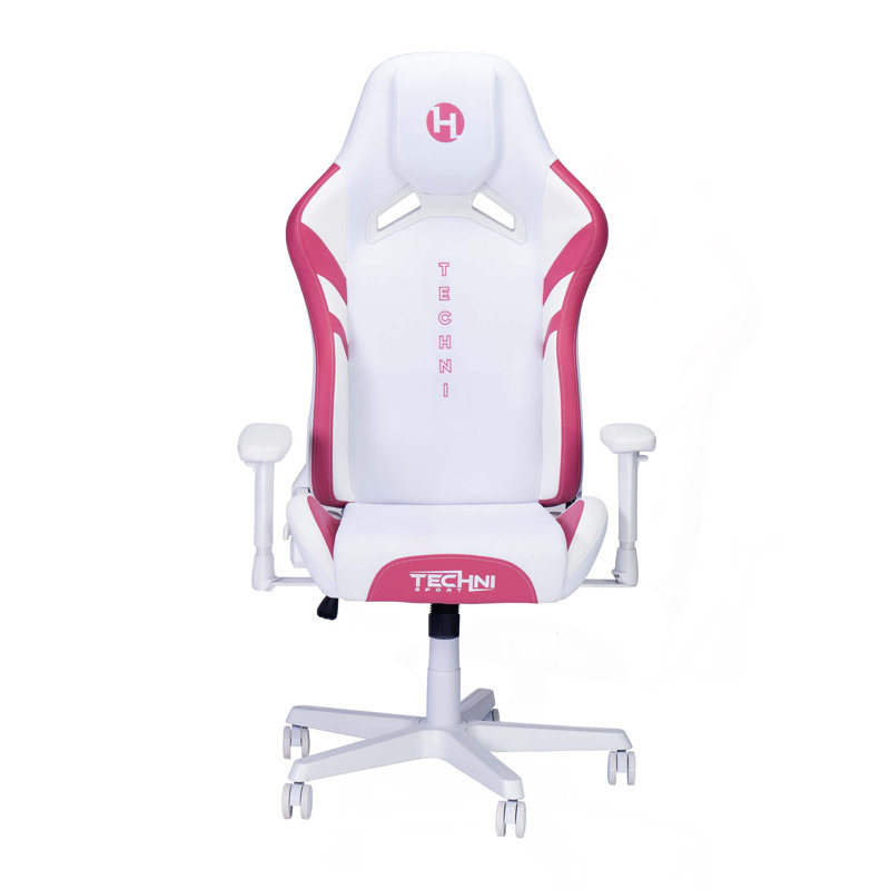 Ergonomic Gaming Chair,Comfortable Support,Multi-Angle Adjustment,Enhance Your Gaming Experience, Gray, White