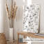 «Floral Floral Dreams Black & White II», reproduction d'art moderne sans cadre