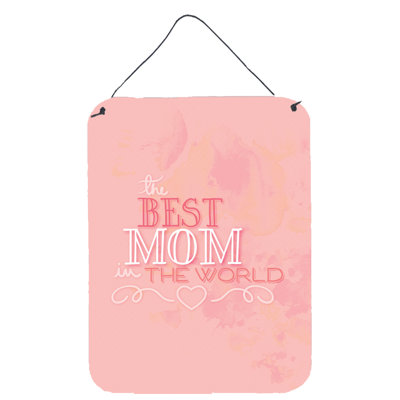 Décoration murale «The Best Mom in the World»