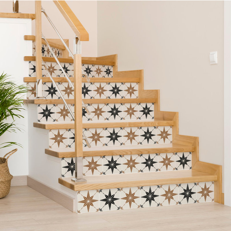 6'' W x 6'' L Vinyl Peel and Stick Mosaic Tile