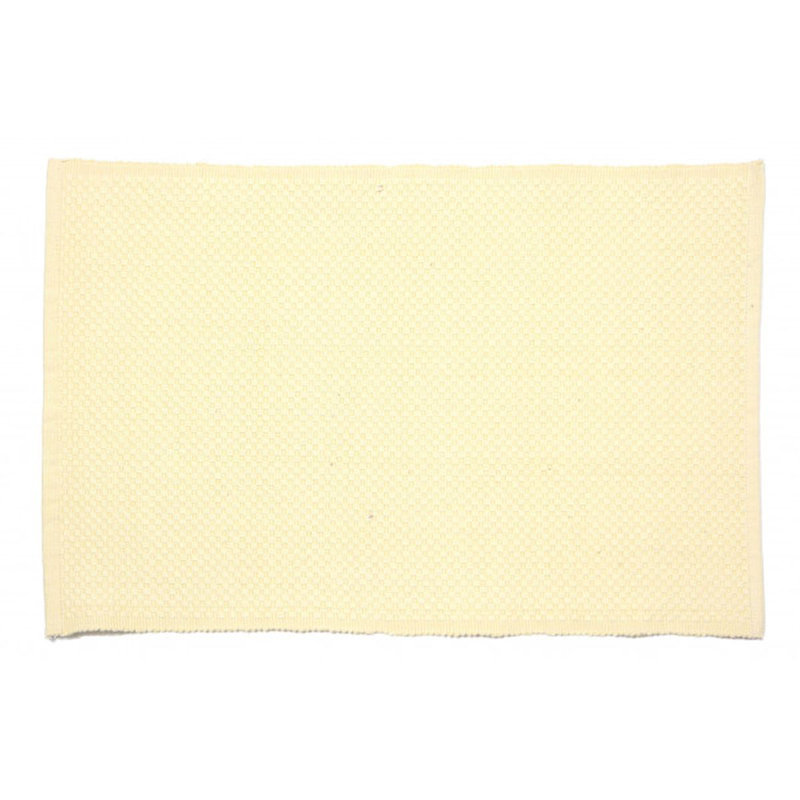 Ensemble de 4 napperons en coton Labrittany, Jaune