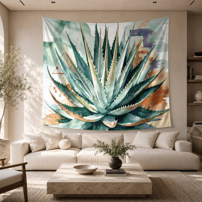 Southwestern Plants Aloe Vera 147 Wall Tapestry