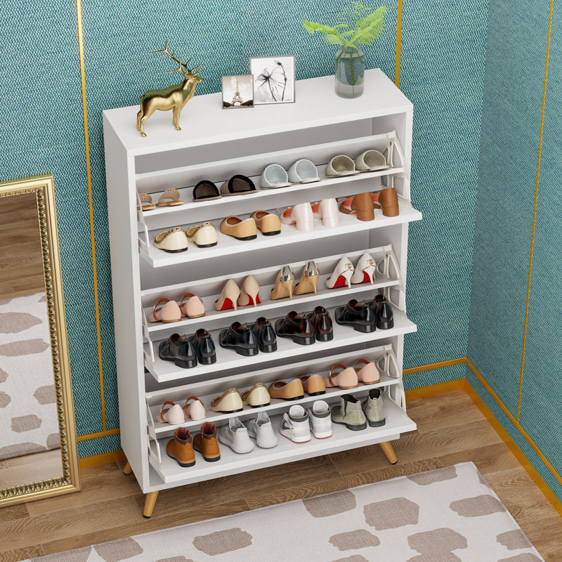 20 Pair Flip Down Shoe Storage