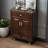 Nut-Brown Solid wood Shoe Storage