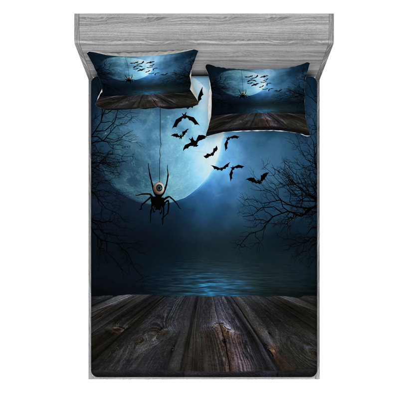 Microfiber Sheet Set, Queen Sheet Set with Fitted Sheet