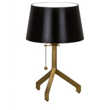 Lampe de table à trépied 16 po
