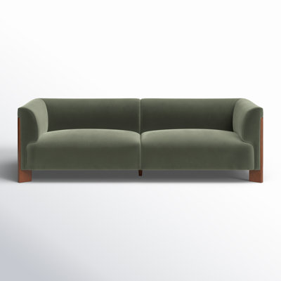 Wanetta 88'' Upholstered Sofa With Solid Wood Leg
