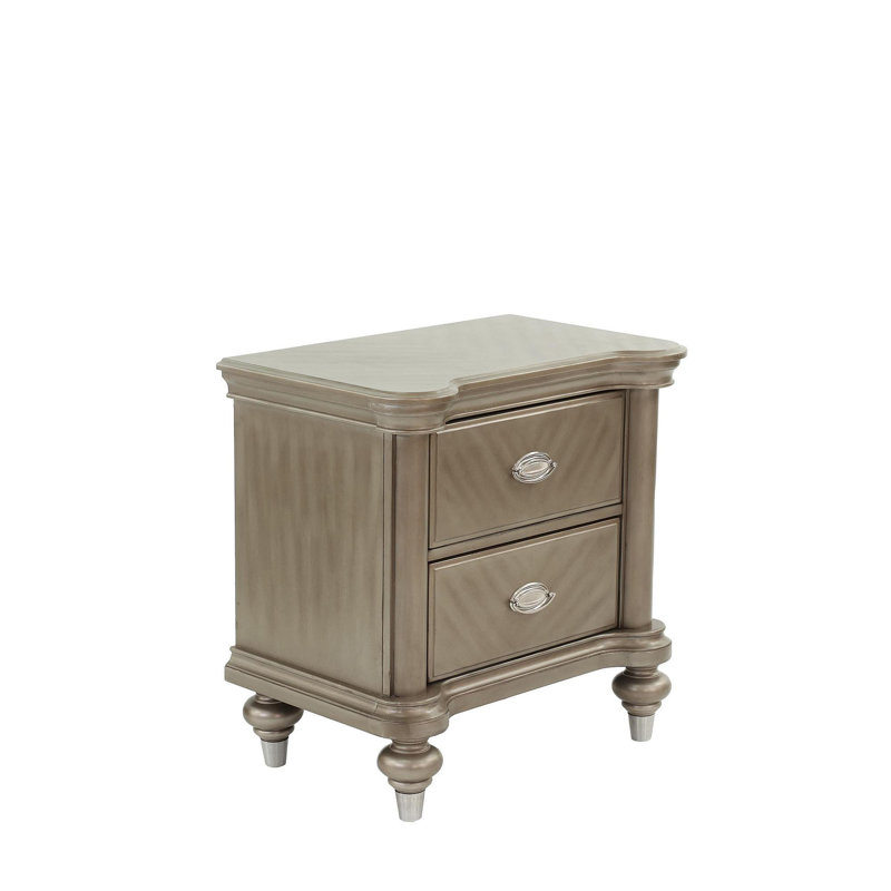 Table de chevet en champagne