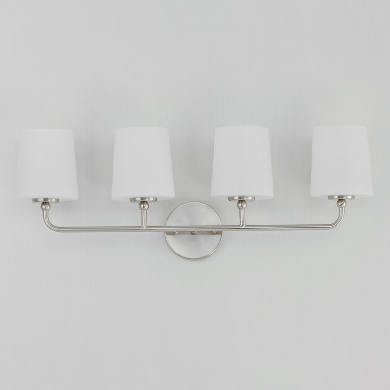 Arkady 4 - Light Dimmable Vanity Light, Satin Nickel