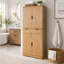 Armoire de rangement 72 po avec 3 tiroirs à clavier, 6 tablettes de porte réglables et un tiroir coulissant-324750434