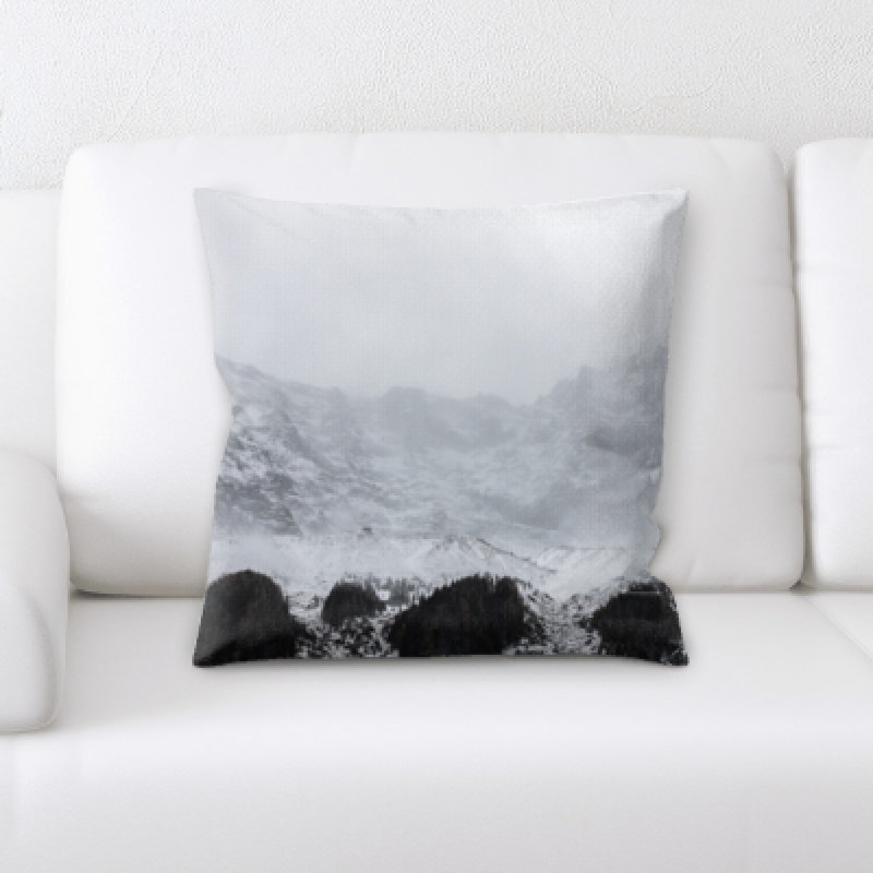 Winter Microsuede Reversible Throw Pillow