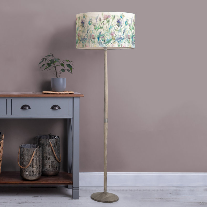 Solensis 173cm Brushed Traditional Floor Lamp