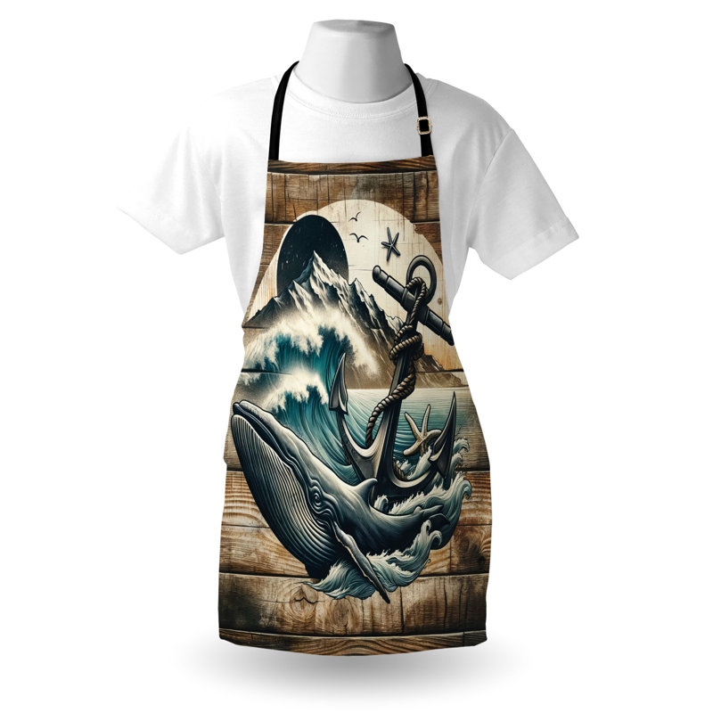 No Pattern Bib Apron