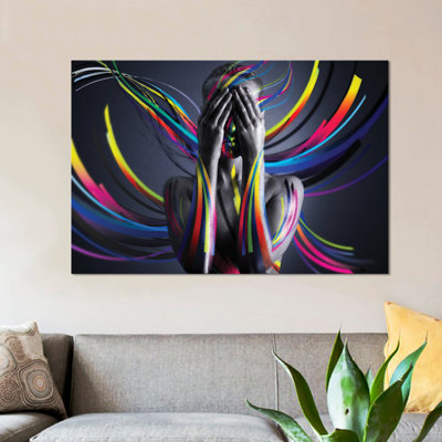 « united colors i », impression sur toile