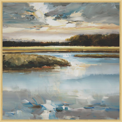 Covered Horizons 1 Framed Print Canvas