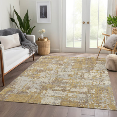 Tapis abstrait lavable à la machine de qualité supérieure Mayfield AMF1008