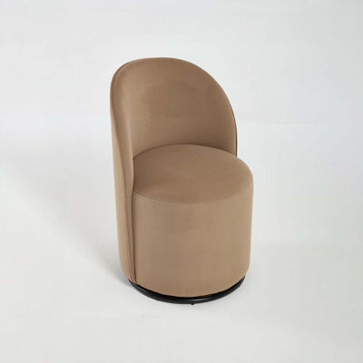 360 Degree Swivel Velvet Dining Chair by Latitude Run