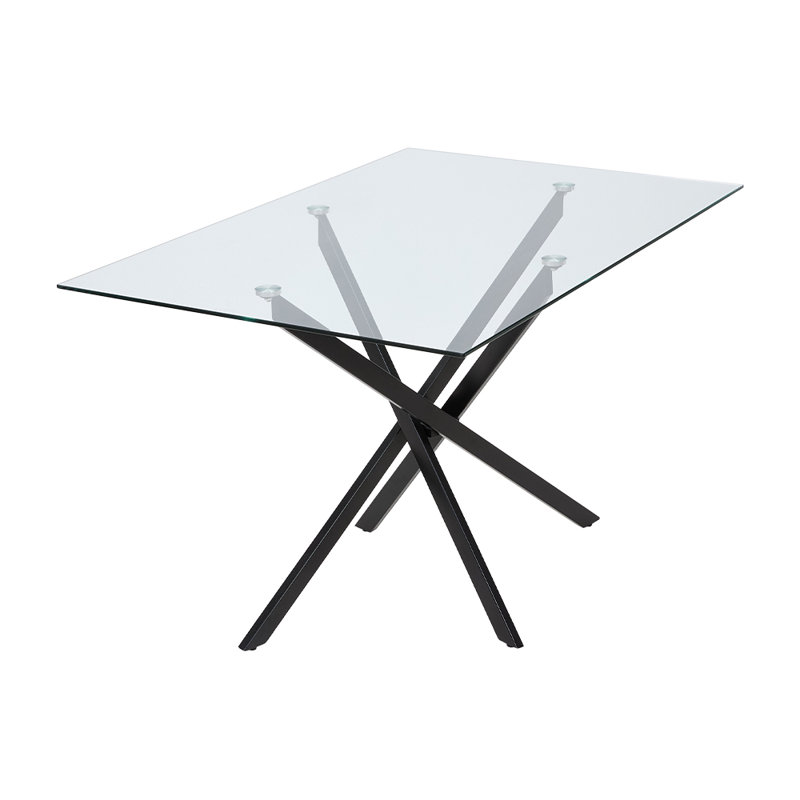 Metal Base Dining Table