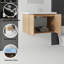 Meuble-lavabo flottant 30 po avec lavabo, porte à fermeture en douceur, lavabo en céramique-1169499521-1169499646