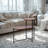 Small Coffee Tables 2-tier Modern Sofa Side Table with Wood Storage Shelf Living Room End Tables Nightstands (Walnut Brown)-2137178221