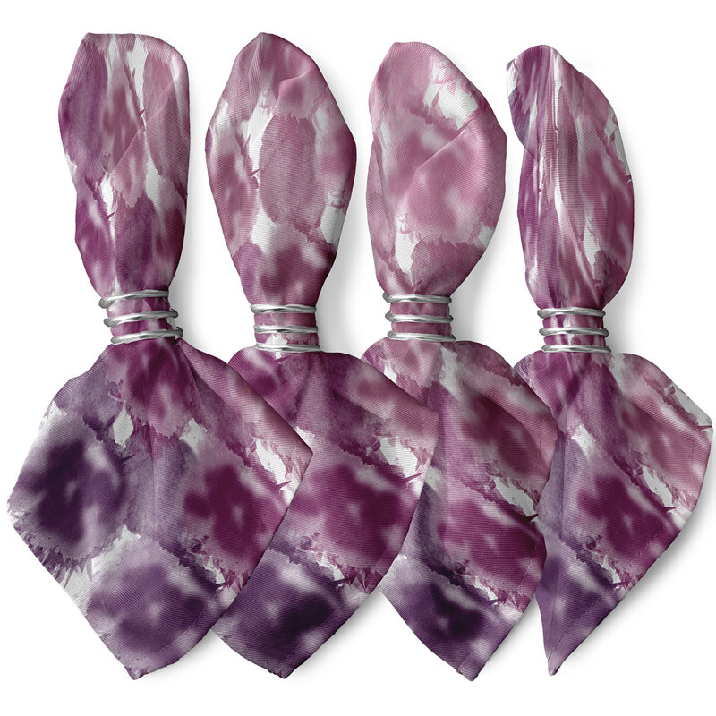 Ensemble de serviettes 4 pièces Viet, Mauve
