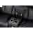 Fortuner Modern Style Upholstery Recliner 2PC Livingroom Set Made With Wood & Massage Function Included-Black
