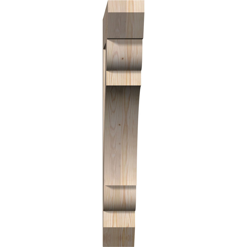 5 1/2"W x 40"D x 40"H Olympic Slat Smooth Bracket, Douglas Fir, Douglas Fir (Smooth), 40"H x 5.5"W x 40"D