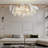 40 " 8-Light Ceramic Ginkgo Leaf Chandeliers-2007504381