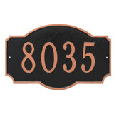 1 Line Address Plaque