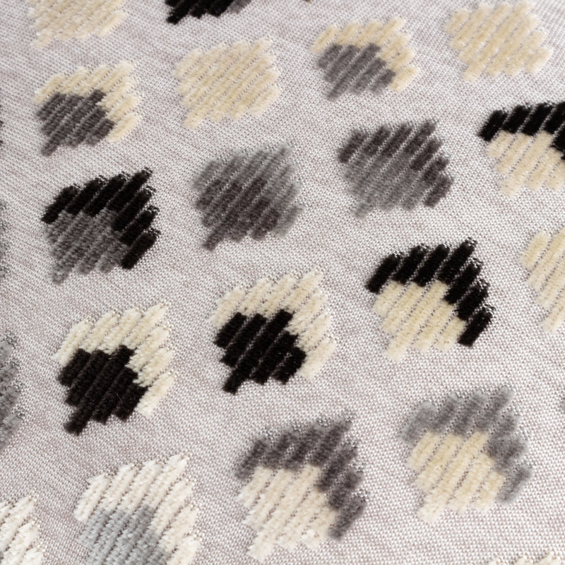 Lexington Geometric Rectangular Throw Pillow Cover, Grey/Black