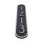 Oblong 4-Line Wall Address Plaque
